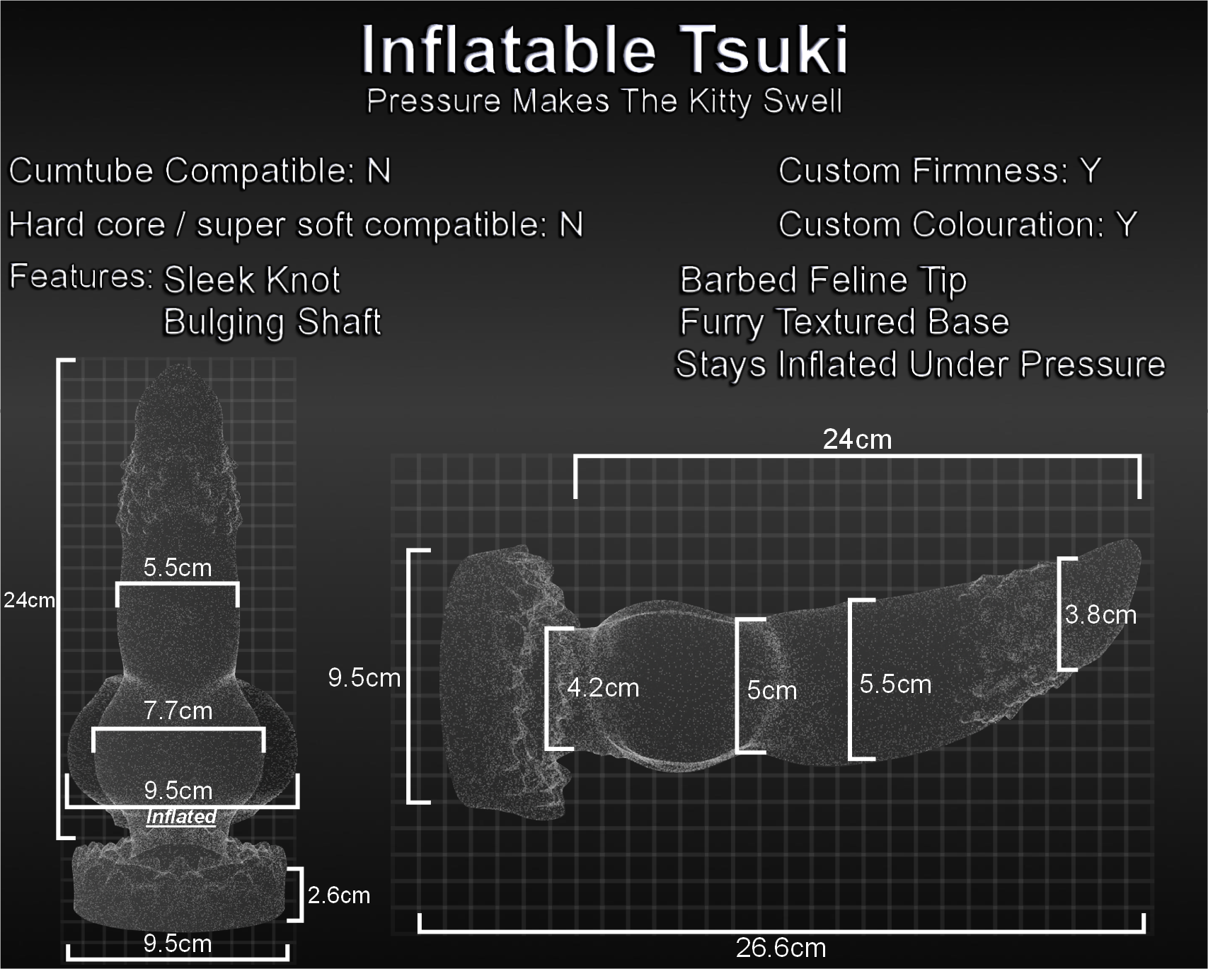 Tsuki the inflatable knotted hybrid! | Akifu Toys